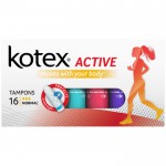 Тампоны, Kotex (Котекс) 16 шт актив нормал